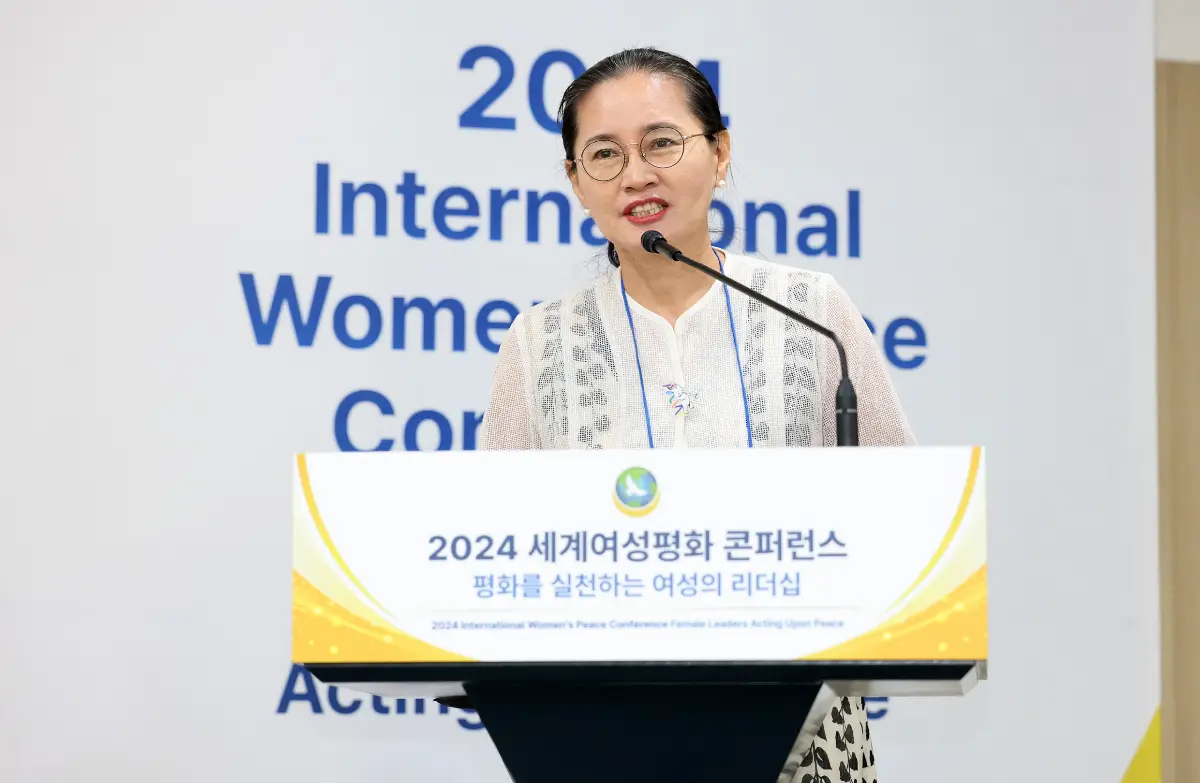 장정희 발언 모습