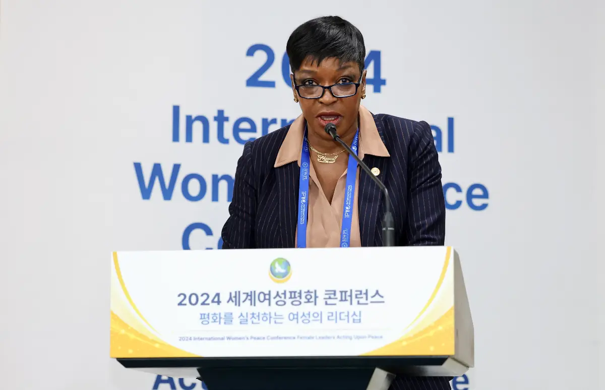 응고지 오라부에제 발언 모습